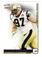 Doug Brown - Winnipeg Blue Bombers (CFL Football Card) 2003 Pacific # 97 Mint