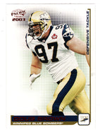 Doug Brown - Winnipeg Blue Bombers (CFL Football Card) 2003 Pacific RED # 97 Mint