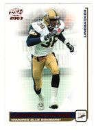 Lamar McGriggs - Winnipeg Blue Bombers (CFL Football Card) 2003 Pacific RED # 104 Mint