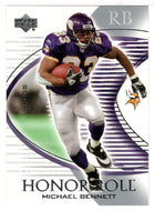 Michael Bennett - Minnesota Vikings (NFL Football Card) 2003 Upper Deck Honor Roll # 21 Mint