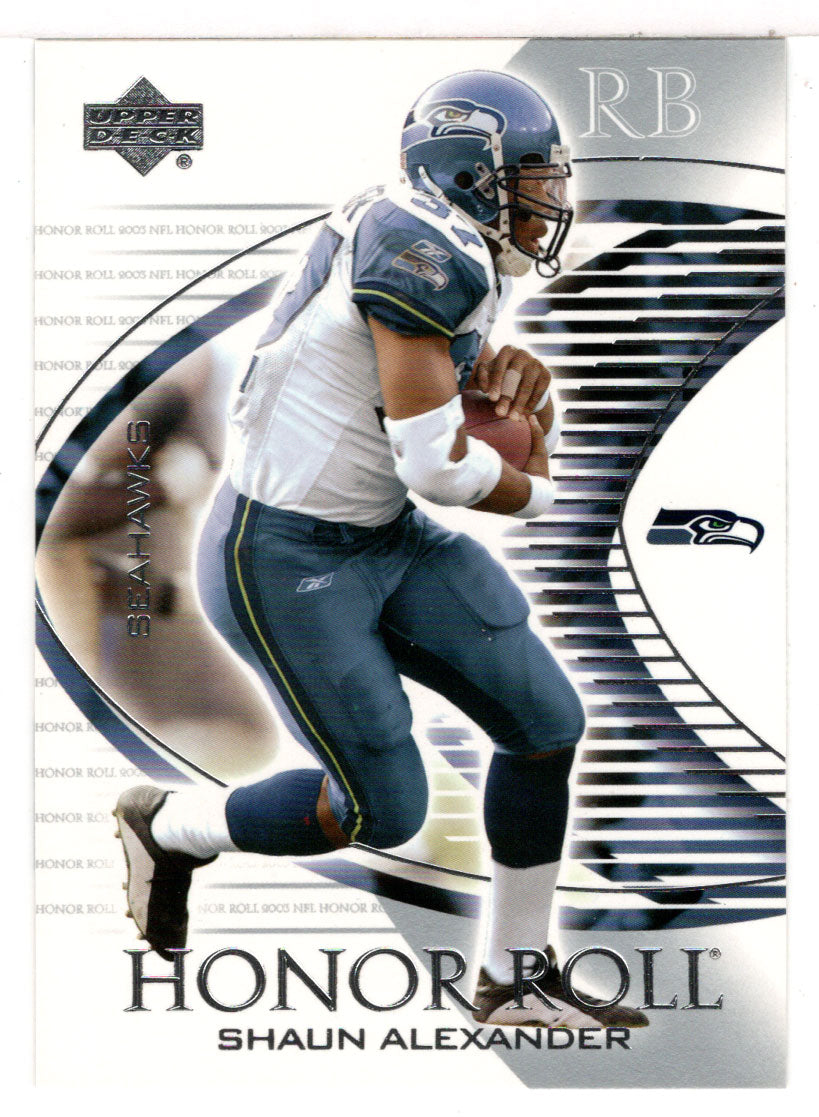 Shaun Alexander - Seattle Seahawks (NFL Football Card) 2003 Upper Deck Honor Roll # 34 Mint