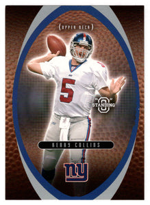 Kerry Collins - New York Giants (NFL Football Card) 2003 Upper Deck Standing O # 31 Mint