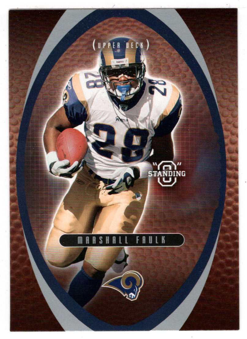 Marshall Faulk - St. Louis Rams (NFL Football Card) 2003 Upper Deck Standing O # 32 Mint