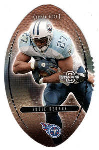 Eddie George - Tennessee Titans (NFL Football Card) 2003 Upper Deck Standing O DIE CUTS # 51 Mint