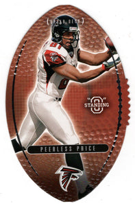 Peerless Price - Atlanta Falcons (NFL Football Card) 2003 Upper Deck Standing O DIE CUTS # 62 Mint