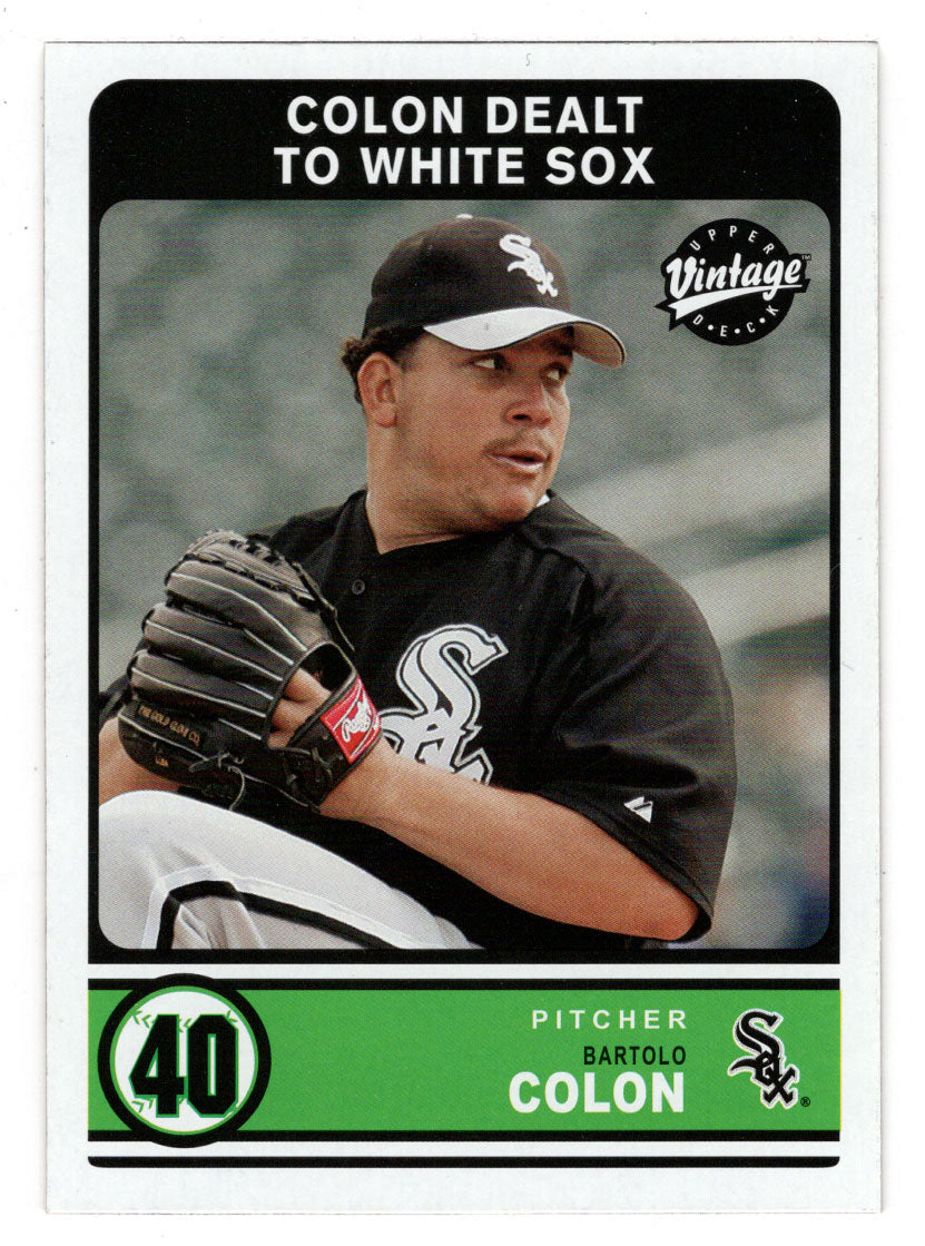 Bartolo Colon - Chicago White Sox (MLB Baseball Card) 2003 Upper Deck Vintage # 302 Mint