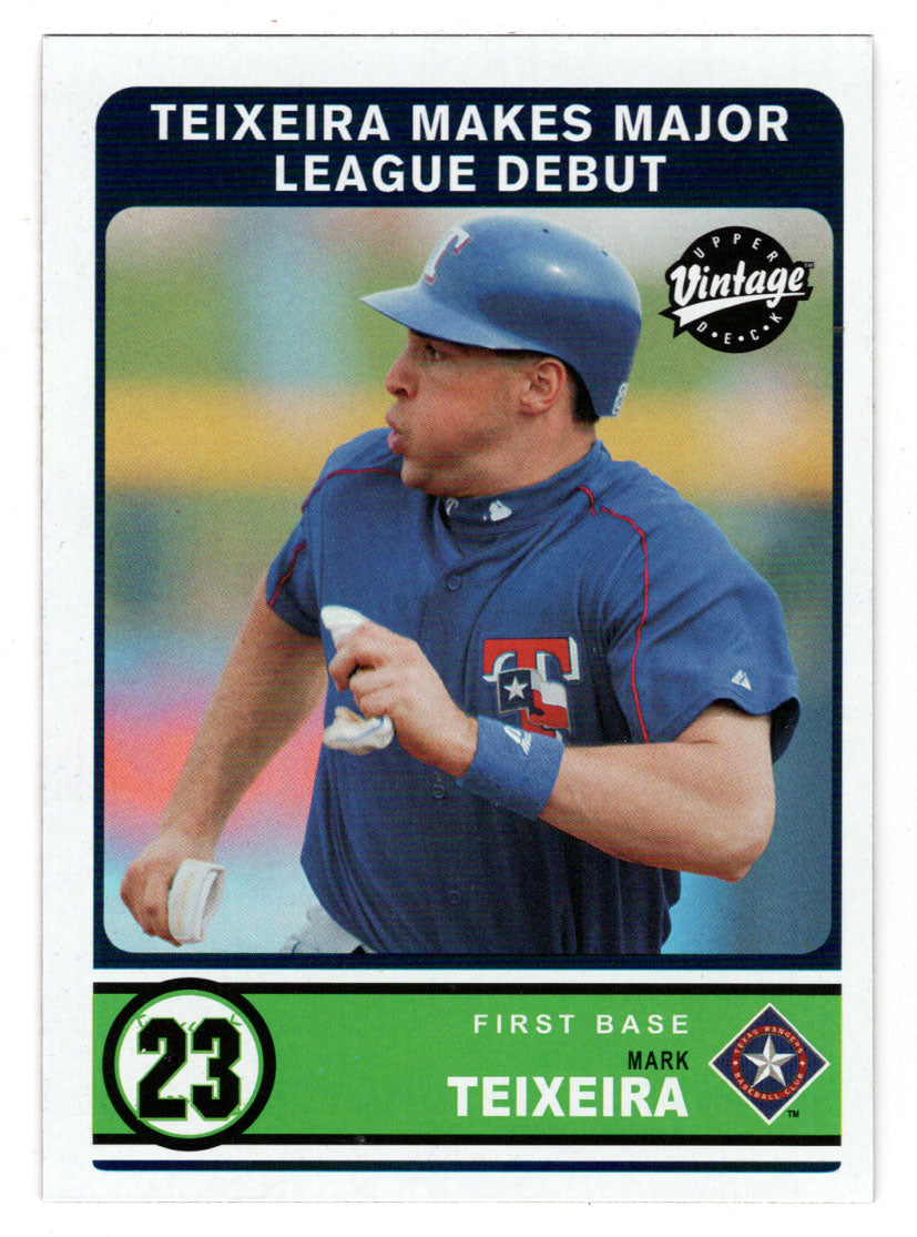Mark Teixeira - Texas Rangers (MLB Baseball Card) 2003 Upper Deck Vintage # 304 Mint