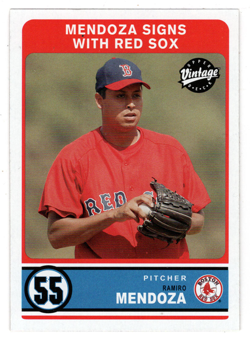 Ramiro Mendoza - Boston Red Sox (MLB Baseball Card) 2003 Upper Deck Vintage # 324 Mint