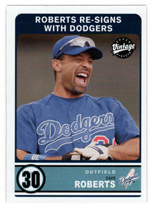 Dave Roberts - Los Angeles Dodgers (MLB Baseball Card) 2003 Upper Deck Vintage # 326 Mint