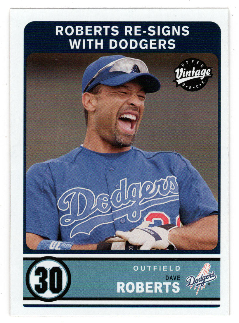 Dave Roberts - Los Angeles Dodgers (MLB Baseball Card) 2003 Upper Deck Vintage # 326 Mint