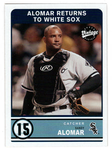 Sandy Alomar Jr. - Chicago White Sox (MLB Baseball Card) 2003 Upper Deck Vintage # 335 Mint