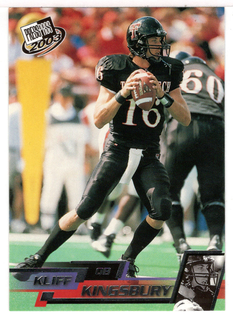 Kliff Kingsbury - Texas (NCAA / NFL Football Card) 2003 Press Play # 6 Mint