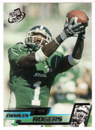 Charles Rogers - Michigan State Spartans (NCAA / NFL Football Card) 2003 Press Play # 28 Mint