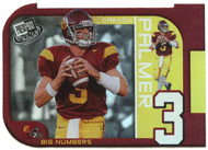 Carson Palmer - USC Trojans - Big Numbers (NCAA / NFL Football Card) 2003 Press Play # BN 24 Mint
