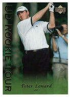 Peter Lonard RC - Rookie Tour (PGA Golf Card) 2003 Upper Deck Golf # 38 Mint