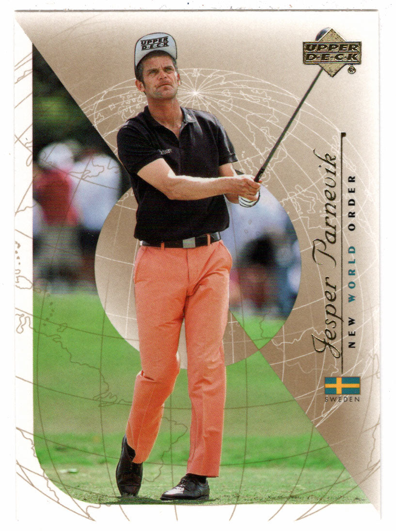 Jesper Parnevik - New World Order (PGA Golf Card) 2003 Upper Deck Golf # 76 Mint