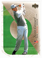 Justin Leonard - New World Order (PGA Golf Card) 2003 Upper Deck Golf # 82 Mint