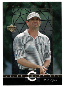 Lee Janzen - 1998 US Open (PGA Golf Card) 2003 Upper Deck Golf Major Championship # MC-28 Mint