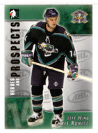 Chris Kunitz - Cincinnati Mighty Ducks (NHL - Minor Hockey Card) 2004-05 ITG Heroes and Prospects # 40 Mint