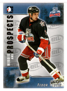 Fedor Tyutin - Hartford Wolf Pack (NHL - Minor Hockey Card) 2004-05 ITG Heroes and Prospects # 46 Mint