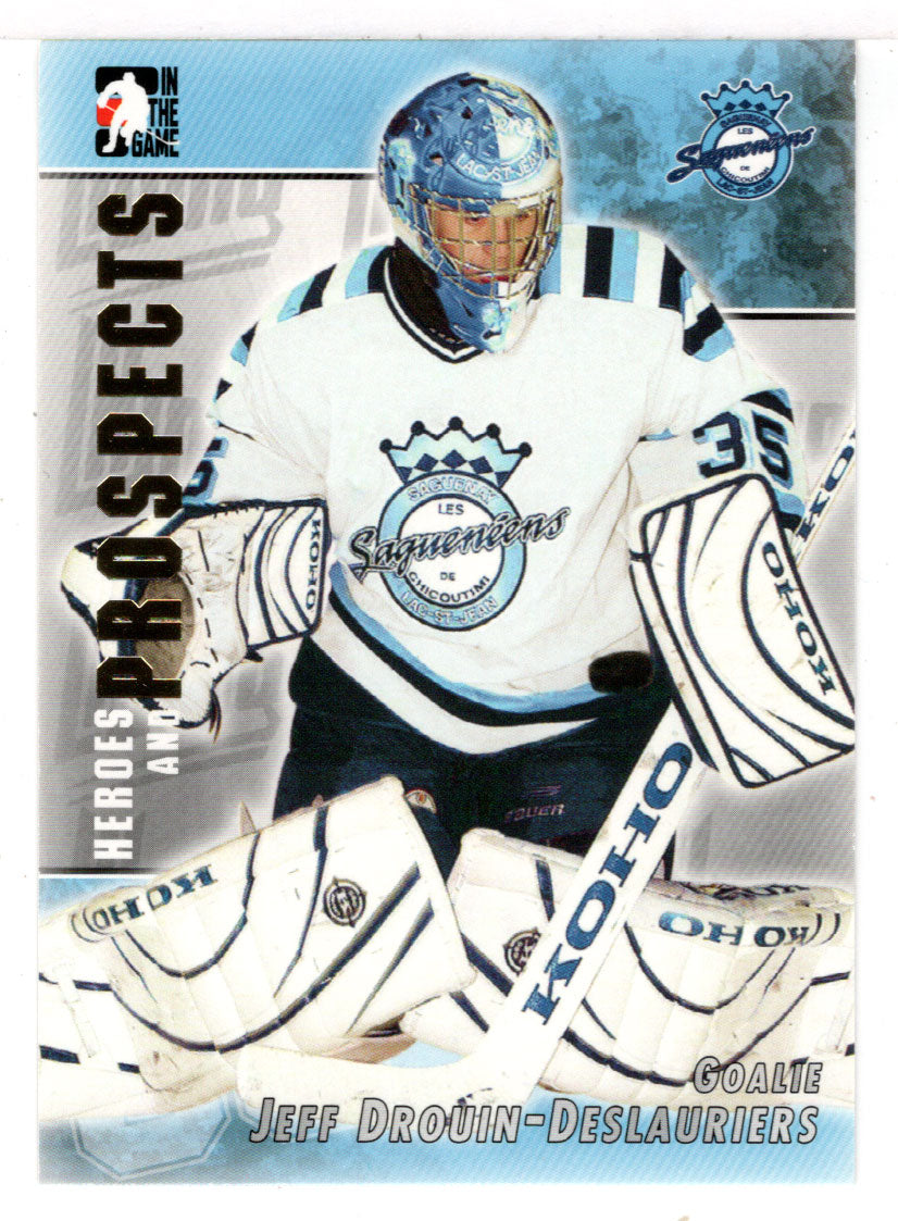 Jeff Drouin-Deslauriers - Chicoutimi Sagueneens (NHL - Minor Hockey Card) 2004-05 ITG Heroes and Prospects # 79 Mint