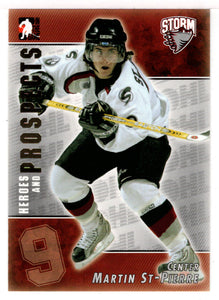 Martin St. Pierre - Guelph Storm (NHL - Minor Hockey Card) 2004-05 ITG Heroes and Prospects # 92 Mint