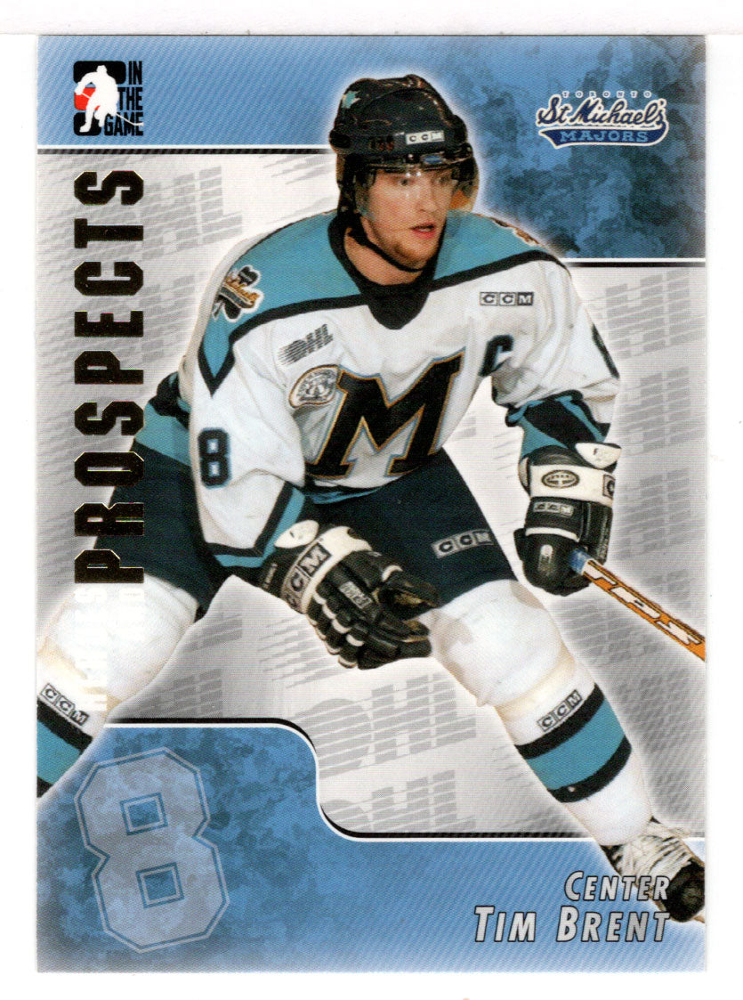 Tim Brent - Toronto St. Michael's Majors (NHL - Minor Hockey Card) 2004-05 ITG Heroes and Prospects # 107 Mint