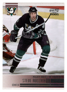 Steve Rucchin - Anaheim Ducks (NHL Hockey Card) 2004-05 Pacific # 7 Mint