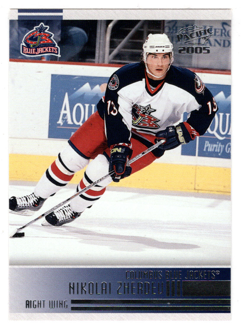 Nikolai Zherdev - Columbus Blue Jackets (NHL Hockey Card) 2004-05 Pacific # 81 Mint