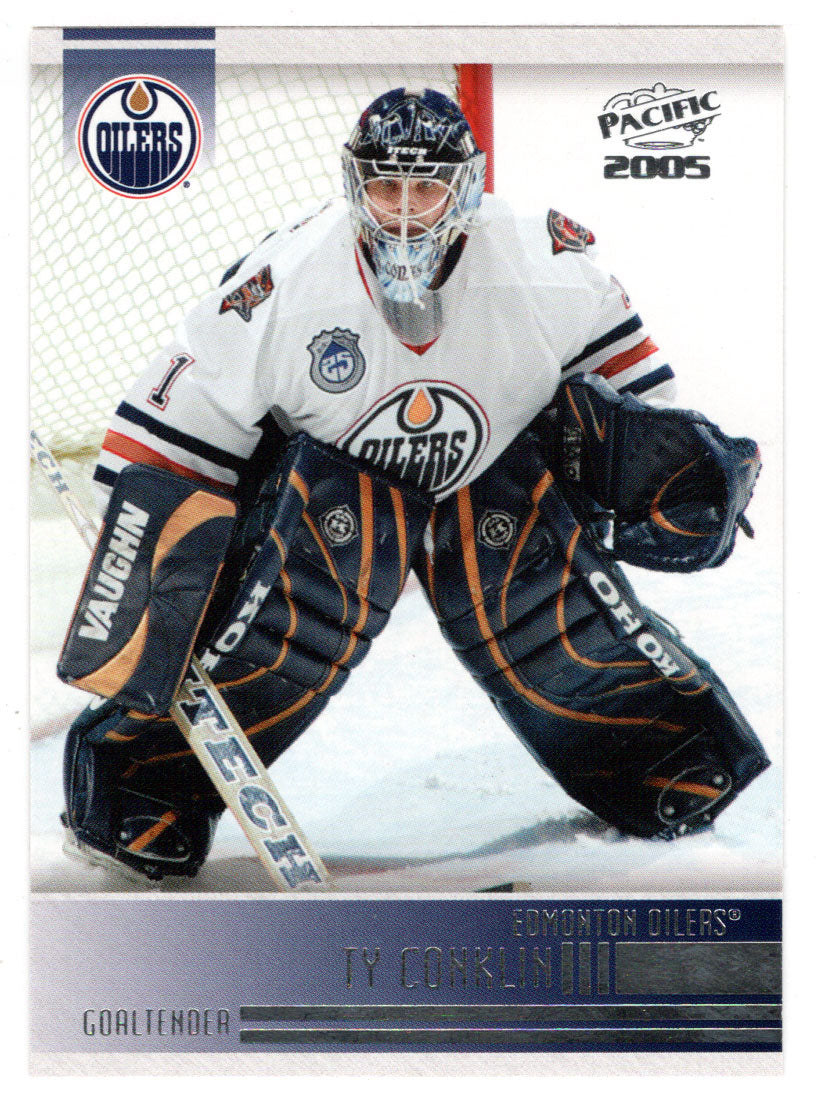 Ty Conklin - Edmonton Oilers (NHL Hockey Card) 2004-05 Pacific # 100 Mint