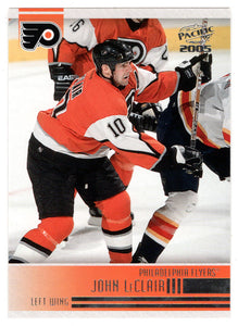 John LeClair - Philadelphia Flyers (NHL Hockey Card) 2004-05 Pacific # 195 Mint