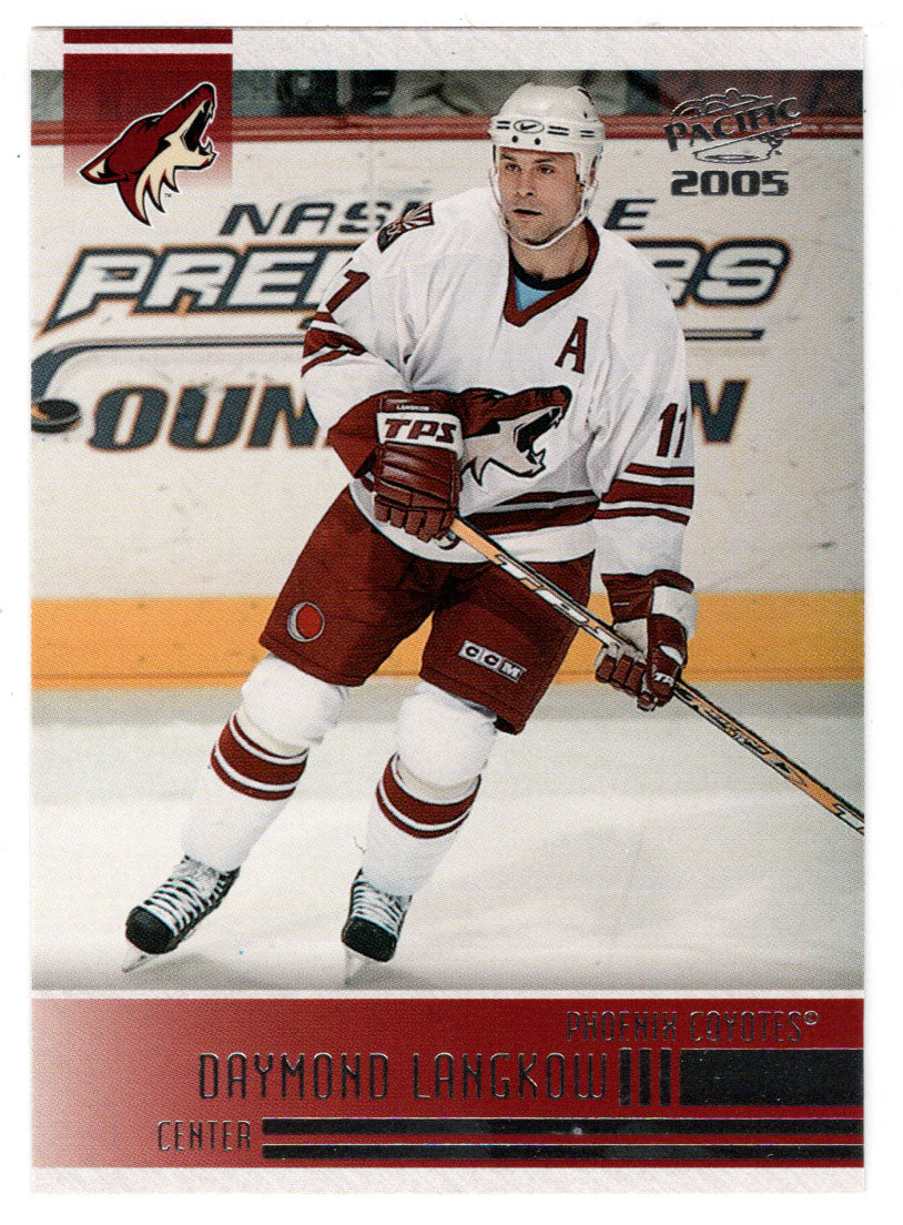 Daymond Langkow - Phoenix Coyotes (NHL Hockey Card) 2004-05 Pacific # 202 Mint