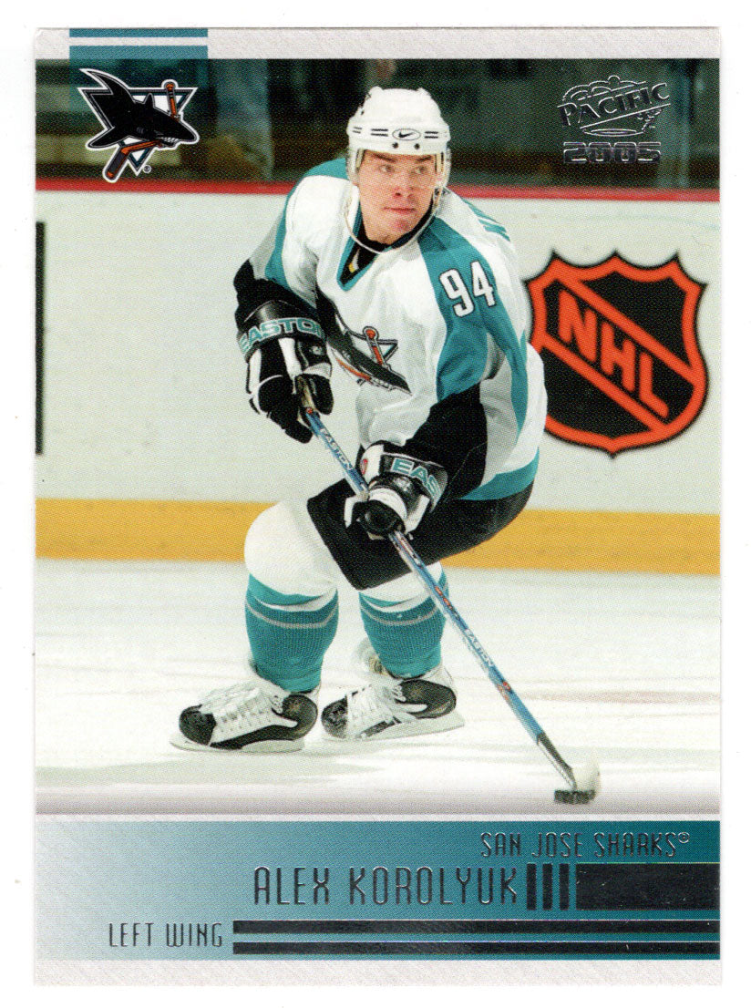 Alex Korolyuk - San Jose Sharks (NHL Hockey Card) 2004-05 Pacific # 229 Mint