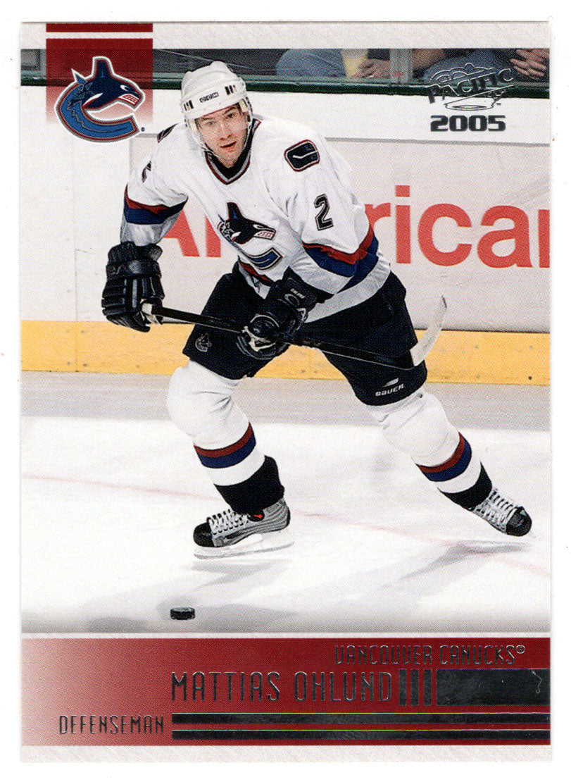 Mattias Ohlund - Vancouver Canucks (NHL Hockey Card) 2004-05 Pacific # 259 Mint