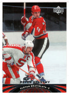 Peter Stastny - Slovan Bratislava (NHL Hockey Card) 2004-05 Upper Deck All-World Edition # 7 Mint