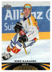 Niko Kapanen - Zug (NHL Hockey Card) 2004-05 Upper Deck All-World Edition # 86 Mint