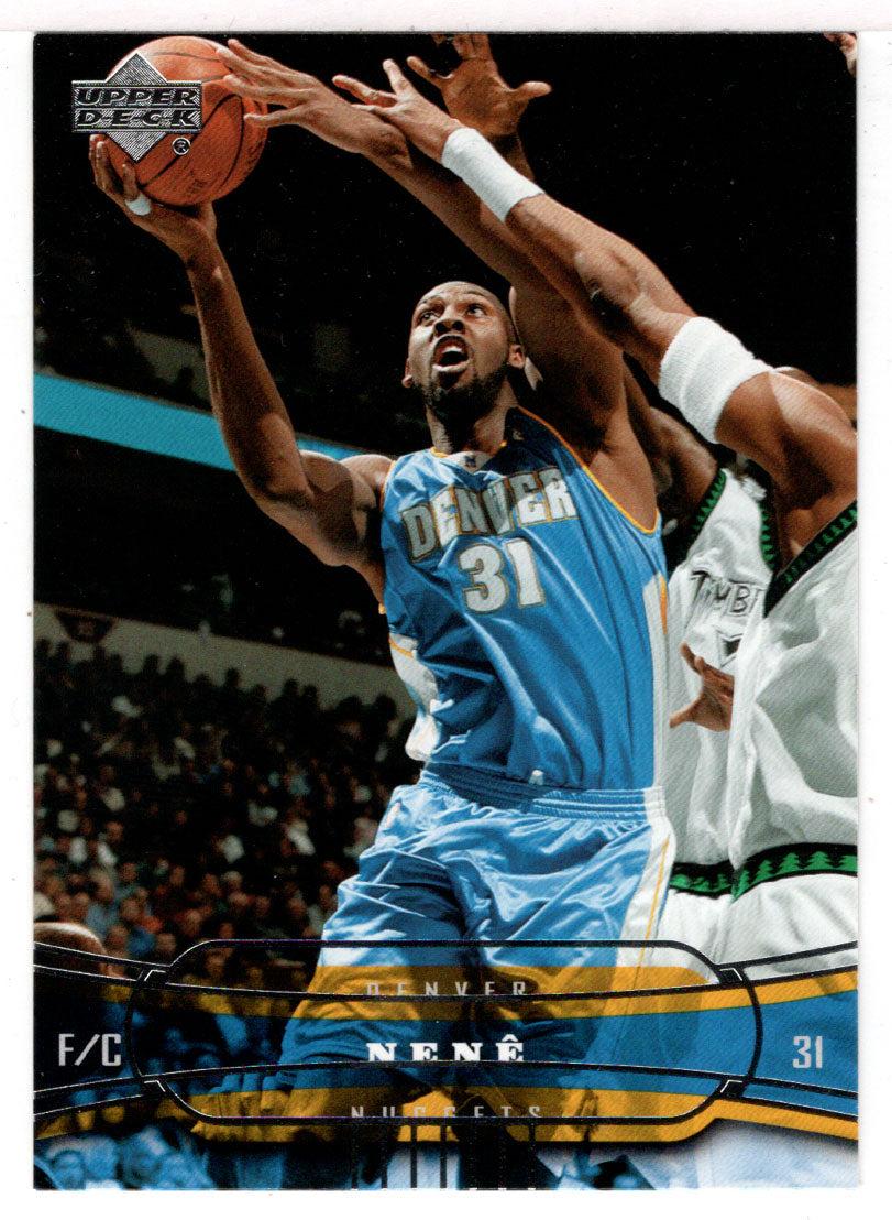 Nene - Denver Nuggets (NBA Basketball Card) 2004-05 Upper Deck # 40 Mint