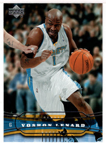 Voshon Lenard - Denver Nuggets (NBA Basketball Card) 2004-05 Upper Deck # 44 Mint