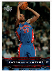 Tayshaun Prince - Detroit Pistons (NBA Basketball Card) 2004-05 Upper Deck # 49 Mint