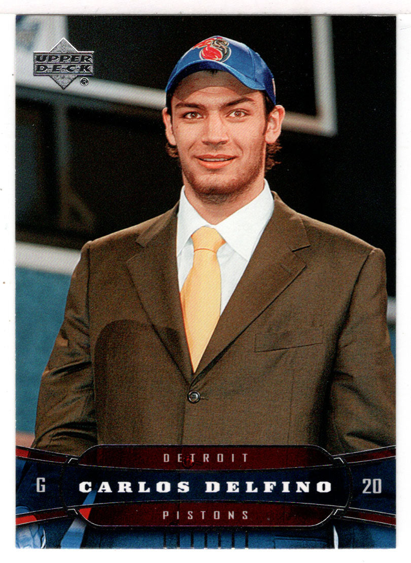 Carlos Delfino - Detroit Pistons (NBA Basketball Card) 2004-05 Upper Deck # 52 Mint