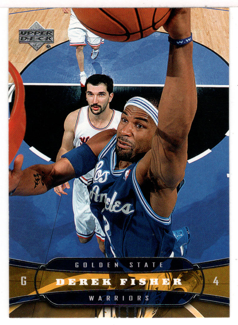 Derek Fisher - Golden State Warriors (NBA Basketball Card) 2004-05 Upper Deck # 59 Mint