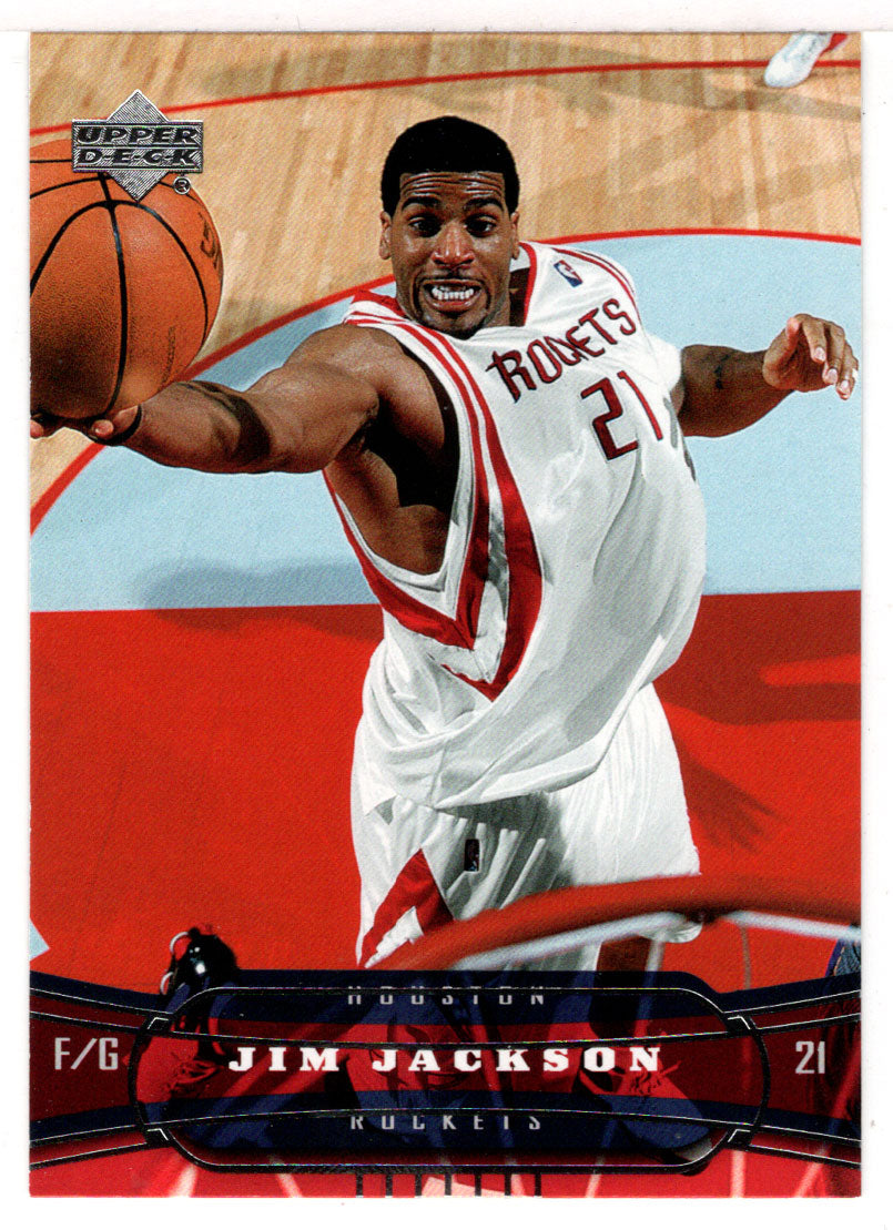 Jim Jackson - Houston Rockets (NBA Basketball Card) 2004-05 Upper Deck # 61 Mint