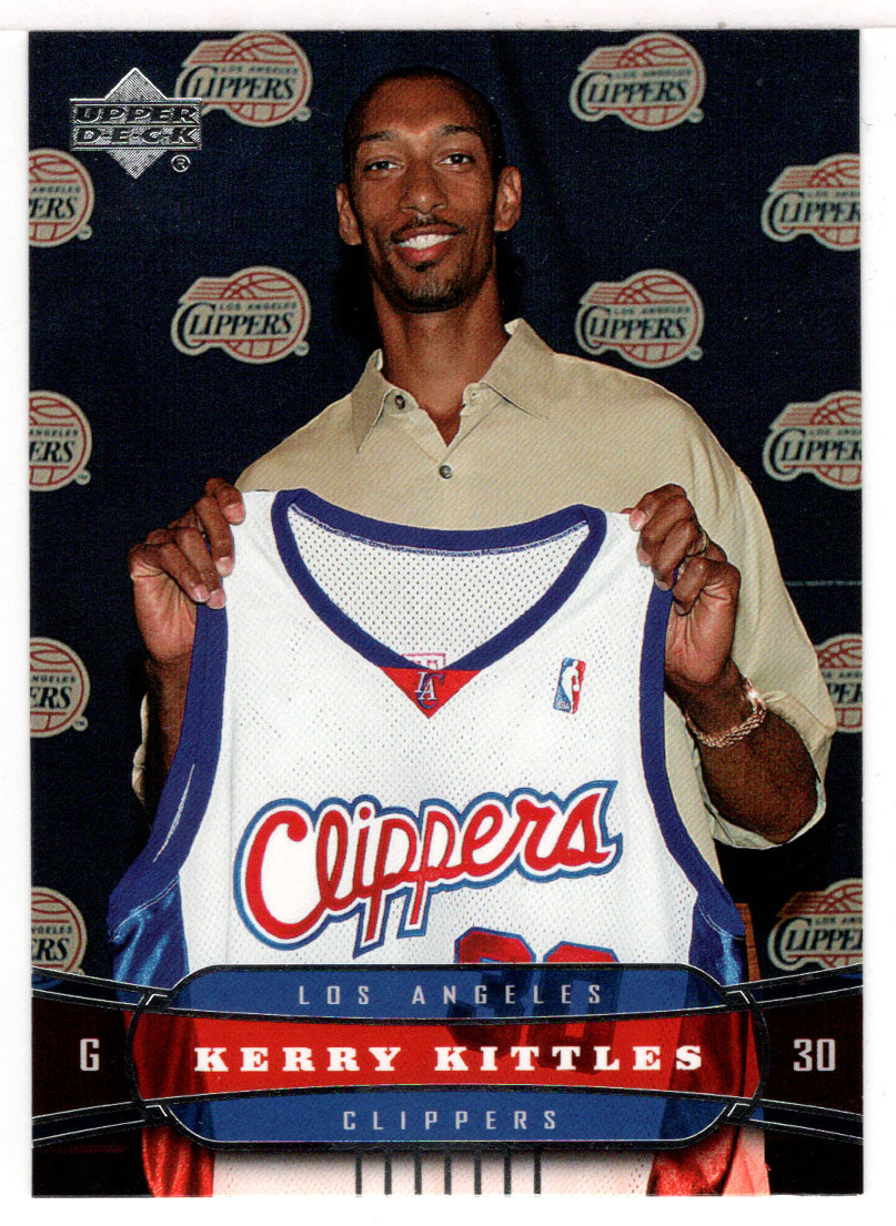 Kerry Kittles - Los Angeles Clippers (NBA Basketball Card) 2004-05 Upper Deck # 74 Mint