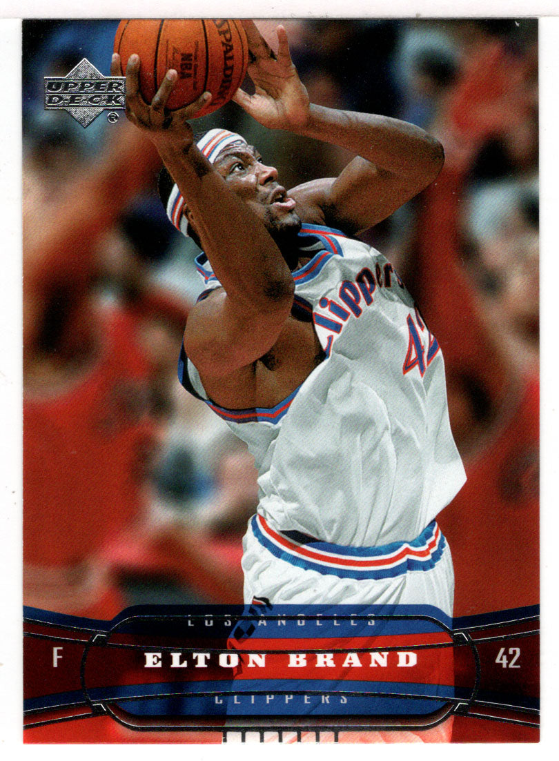 Elton Brand - Los Angeles Clippers (NBA Basketball Card) 2004-05 Upper Deck # 76 Mint