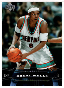 Bonzi Wells - Memphis Grizzlies (NBA Basketball Card) 2004-05 Upper Deck # 89 Mint