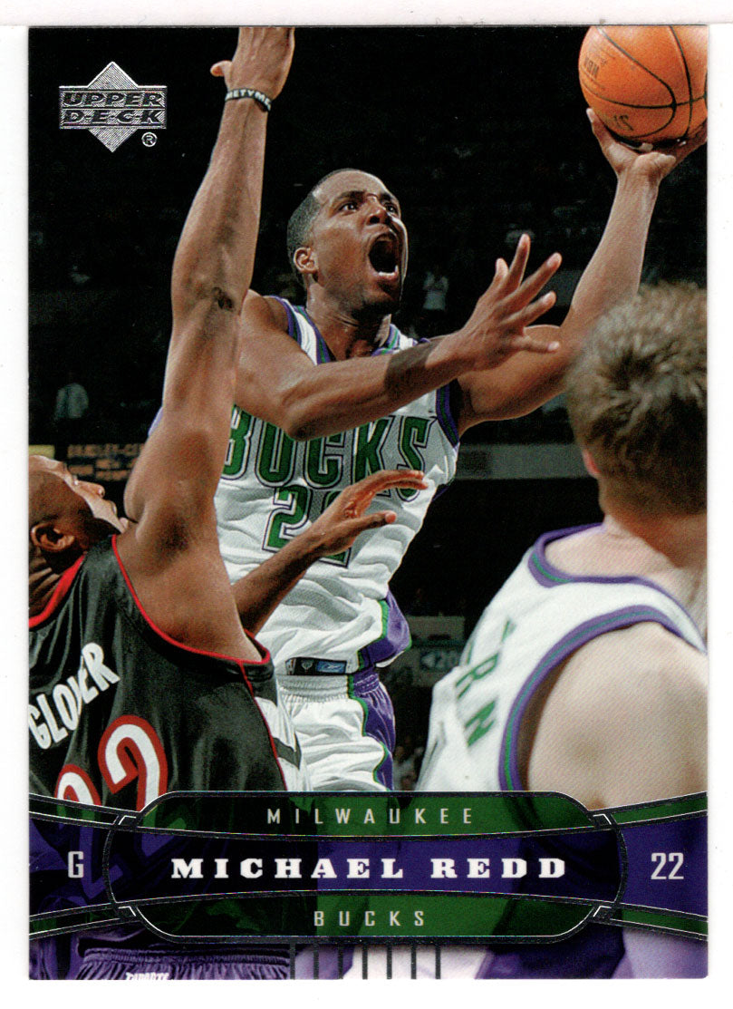 Michael Redd - Milwaukee Bucks (NBA Basketball Card) 2004-05 Upper Deck # 102 Mint