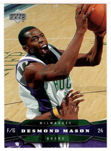 Desmond Mason - Milwaukee Bucks (NBA Basketball Card) 2004-05 Upper Deck # 106 Mint