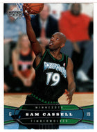 Sam Cassell - Minnesota Timberwolves (NBA Basketball Card) 2004-05 Upper Deck # 111 Mint