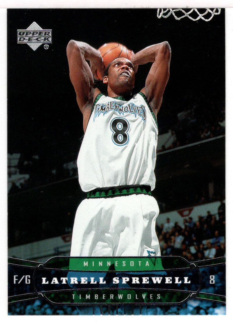 Latrell Sprewell - Minnesota Timberwolves (NBA Basketball Card) 2004-05 Upper Deck # 113 Mint