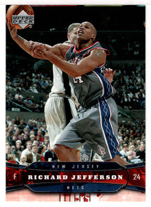 Richard Jefferson - New Jersey Nets (NBA Basketball Card) 2004-05 Upper Deck # 116 Mint